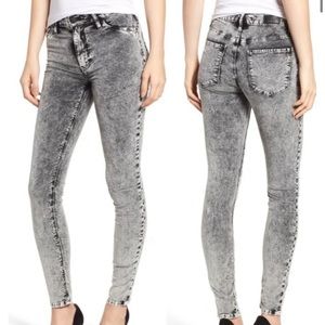 NWOT Hudson Jeans Acid Wash High Rise Corduroy Skinny Jeans Size 24